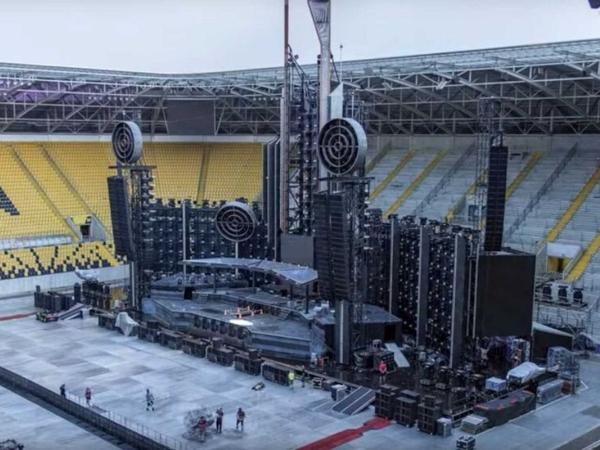 Metal Band Rammstein Releases Impressive Stage Construction Time Lapse Video