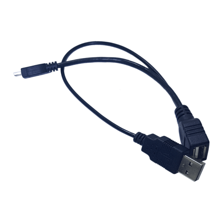 USB OTG Cable for BlinkX, A Female/A Male/Micro-B 5pin, 1 ft